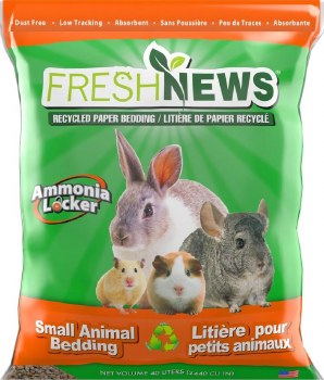 Fresh New Small Animal Bedding, Gray, 40L