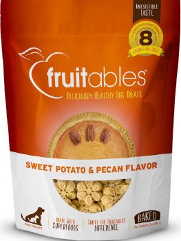 Fruitables Sweet Potato and Pecan Baked Dog Treats 7oz