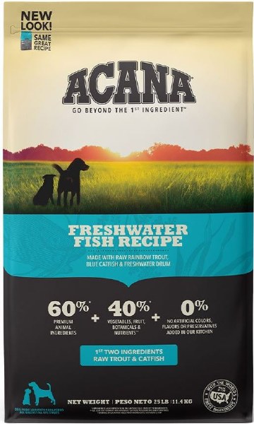 Acana freshwater fish 25lb sale