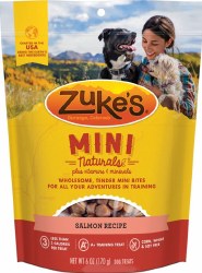 Zuke's Mini Naturals Salmon Recipe Dog Treats 6oz