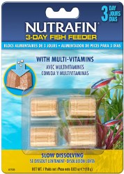 Nutrafin Basix 3 Day Feeder Blocks, Fish Food, .63oz