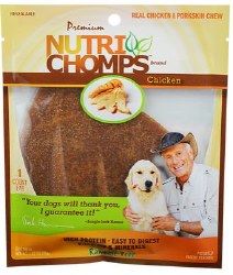 Nutri Chomps Chicken Flavor Ears Dog Treat, 1 count