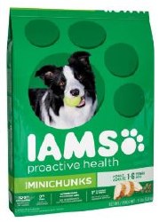 IAMS Adult Formula Chicken Minichunks Recipe, Dry Dog Food, 15lb