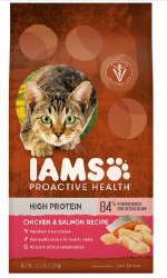 Iams ProActive Health High Protein Adult Formula with Chicken and Salmon Dry Cat Food 6 lbs