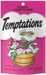 Whiskas Temptations Blissful Catnip, Cat Treats, 3oz