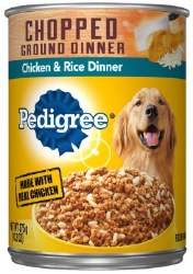 Pedigree Chicken and Rice, Wet Dog Food, 13.2oz