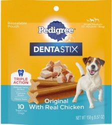 Pedigree Dentastix Original Small Medium Dog Treats 10 pack