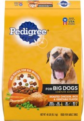 Pedigree Large Dog Nutrition Chicken Flavor Dry Dog Food 44 lbs
