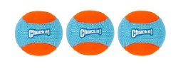 ChuckIt! Amphibious Fetch Ball Set, 3 Pack, Blue and Orange