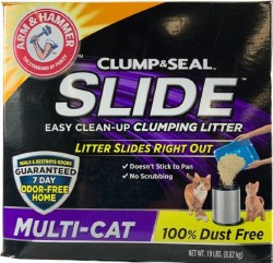 Arm & Hammer Clump and Seal Slide Multi Cat Litter 19lb