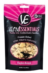 Vital Essentials Freeze Dried Chicken Breast Dog Treats 2.1oz