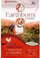 Earthborn Holistic Weight Control Grain Free Natural, Dry Dog Food, 12.5lb