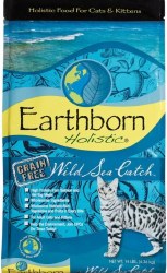 Earthborn Holistic Wild Sea Catch Recipe with Trout and Salmon Grain Free, Dry Cat Food, 14lb