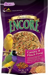 FMBrowns Premium Encore Canary and Finch Bird Food 1lb