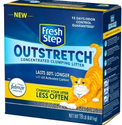 FreshStep Outstretch Clumping Litter with Febreze, 19lb