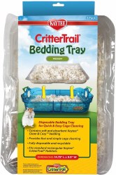 Kaytee CritterTrail Disposable Bedding Tray, Medium, 3 count