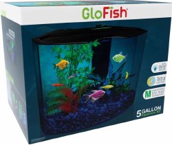 GloFish LED Crescent Aquarium Kit, 5 Gallon