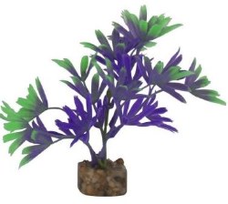 GloFish Purple/Green Plant Sm