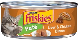 Purina Friskies Liver and Chicken Pate, Wet Cat Food, 5.5oz