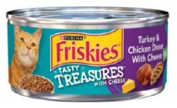 Purina Friskies Turkey and Cheese Treasures, 5oz