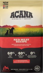 Acana Heritage Red Meats Formula with Beef and Pork Grain Free Dry Dog Food 25 lbs