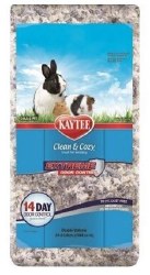 Kaytee Clean and Cozy Extreme Odor Control Small Animal Bedding, Gray, 24.6L