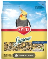 Kaytee Supreme Cockatiel Bird Food 5lb