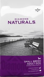 Diamond Naturals Small Breed Adult Chicken and Rice Formula, Dry Dog Food, 18lb