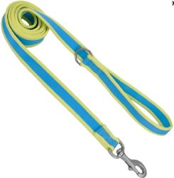 Coastal Pet Reflective Harness 6ft Aqua Yellow