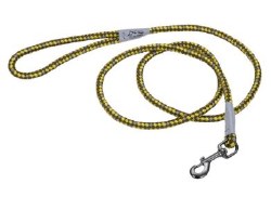 Reflective Braided Rope Snap Leash 6 inch GoldenRod