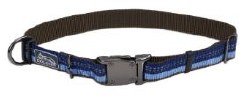 Coastal 1 inch x 18-26 inch Reflective Adjustable Collar Sapphire Large