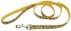 Nylon Ribbon Lead 5/8 inch Yellow Buttercup