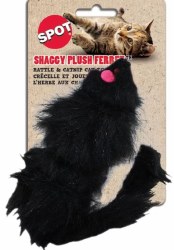 Spot Noisy Plush Ferret with Catnip, 5 inch