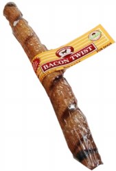 Smokehouse USA Bacon Skin Twists, Dog Treats