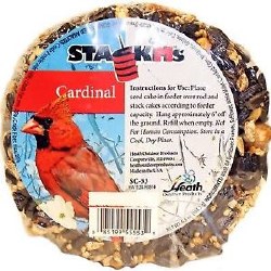 Heath Mfg Cardinal Stackems Seed Cake 6.5oz