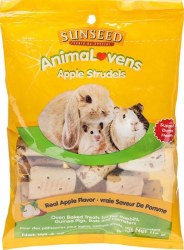 Sunseed AnimaLovins Apple Strudel, Small Animal Treat, 3.5oz