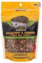 Sunseed Vita Prima Wigglers and Berries Trail Mix Hedgehog, Small Animal Treat 2.5oz