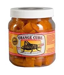 Flukers Orange Cube Complete Cricket Diet Reptile Supplement 6oz