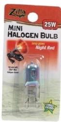 Zilla Mini Halogen Night Red Reptile Bulb 25W