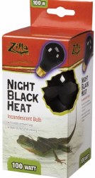 Zilla Incandescent Night Black Heat Reptile Bulb 100W