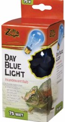 Zilla Incandescent Day Blue Heat Reptile Bulb 75W