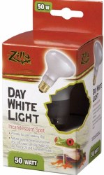 Zilla Incandescent Day White Heat Spot Reptile Bulb 50W