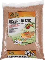 Zilla Desert Blend Ground English Walnut Shell Reptile Bedding 25 Quart