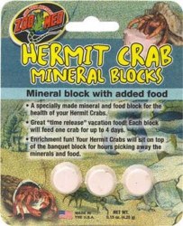 Zoo Med Lab Hermit Crab Mineral Block Supplement 3 count