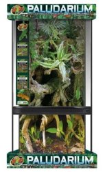 Zoo Med Lab Paludarium, Terrarium, and Aquarium Habitat, 4 Gallon, 12 inch x 12 inch x 24 inch