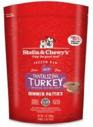 Stella & Chewys Frozen Patties W/Turkey 3lb