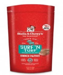 Stella & Chewy's Frozen Patties with  Surf N Turf 6lb