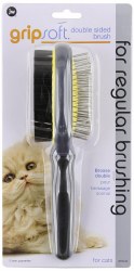 JW Gripsoft Double Sided Brush for Cats
