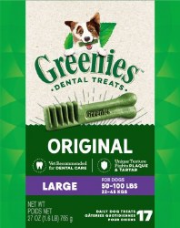 Greenies Dental Orignal Large 17 Count