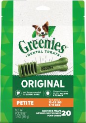 Greenies Dental Orignal Petite 20 Count